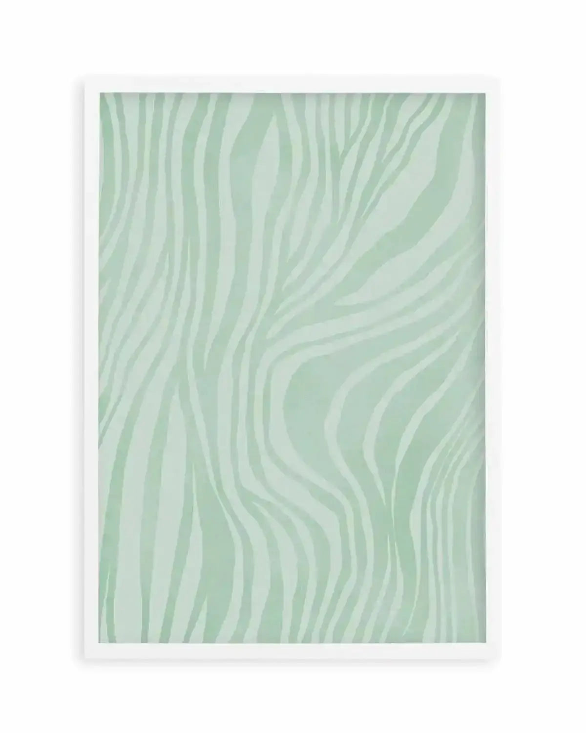 Abstract Green Lines Art Print from Olive et Oriel where you can shop wallpaper and artworks online