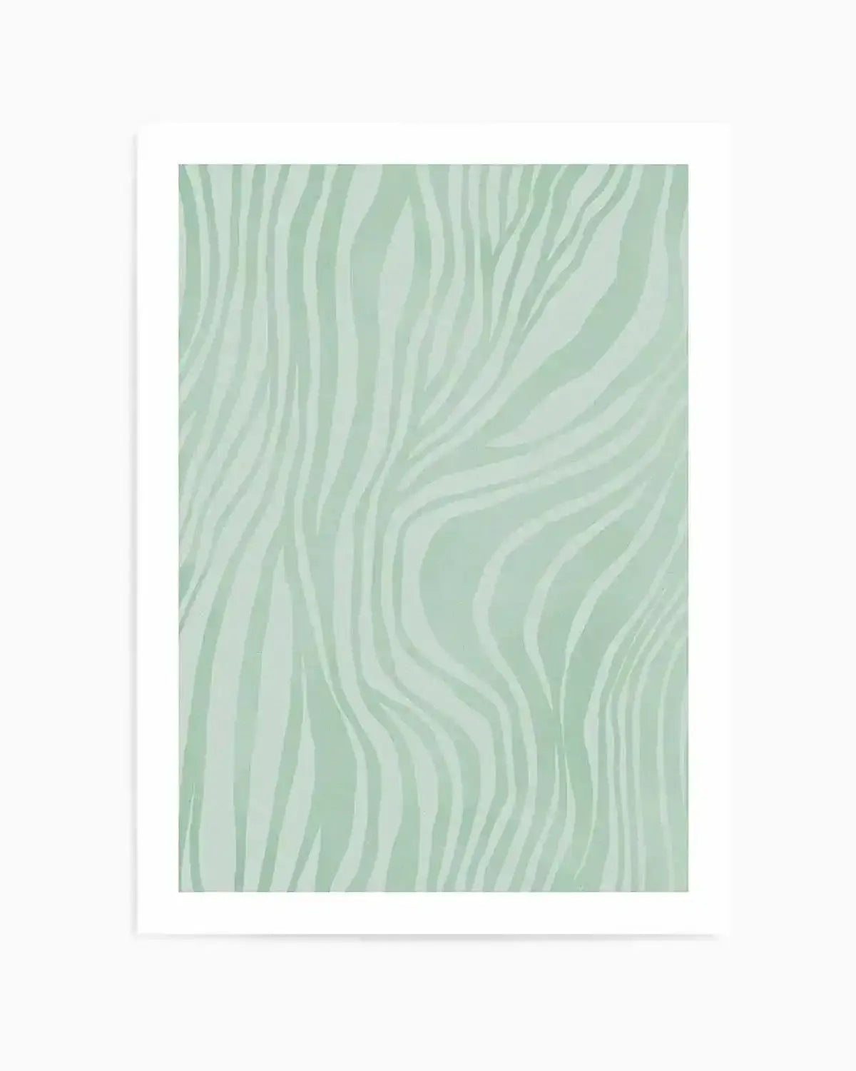 Abstract Green Lines Art Print from Olive et Oriel where you can shop wallpaper and artworks online