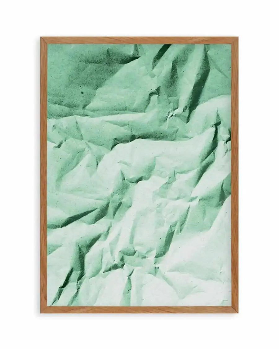 Abstract Green Shadows Art Print from Olive et Oriel where you can shop wallpaper and artworks online