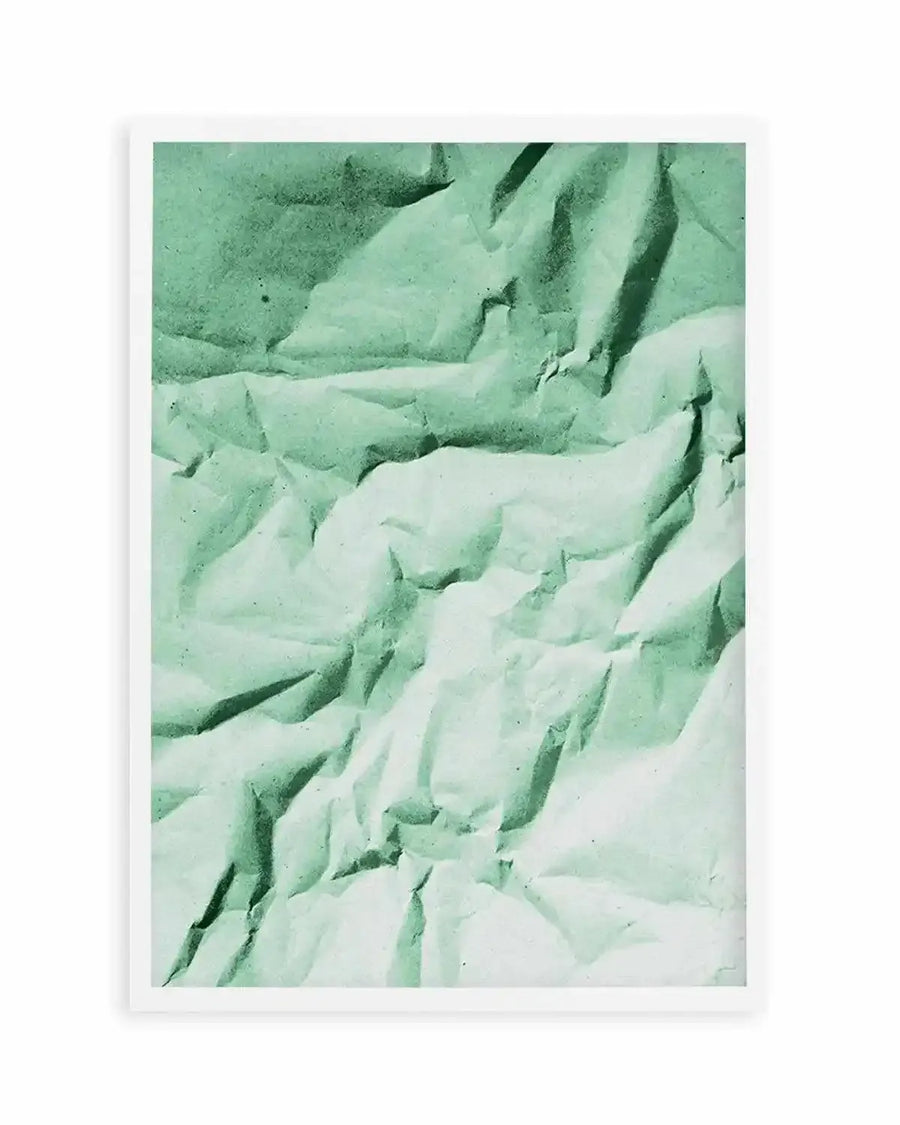 Abstract Green Shadows Art Print from Olive et Oriel where you can shop wallpaper and artworks online