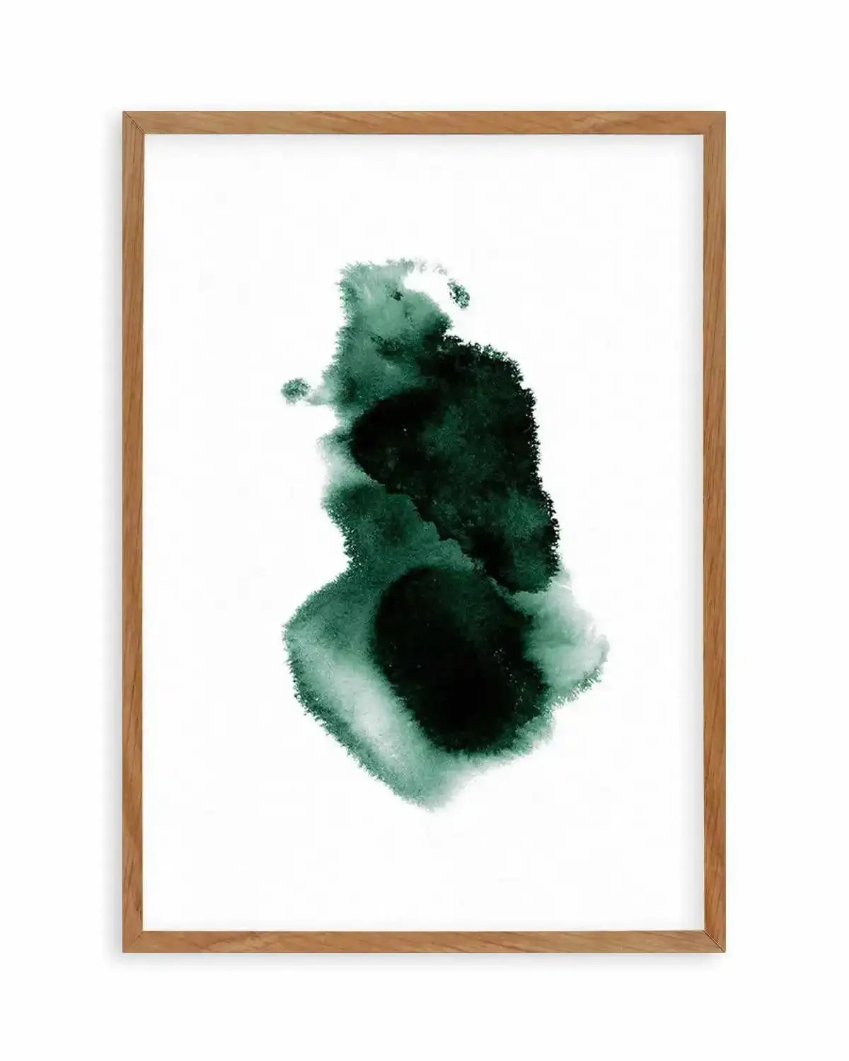 Abstract Green Watercolour I Art Print from Olive et Oriel where you can shop wallpaper and artworks online