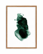 Abstract Green Watercolour I Art Print
