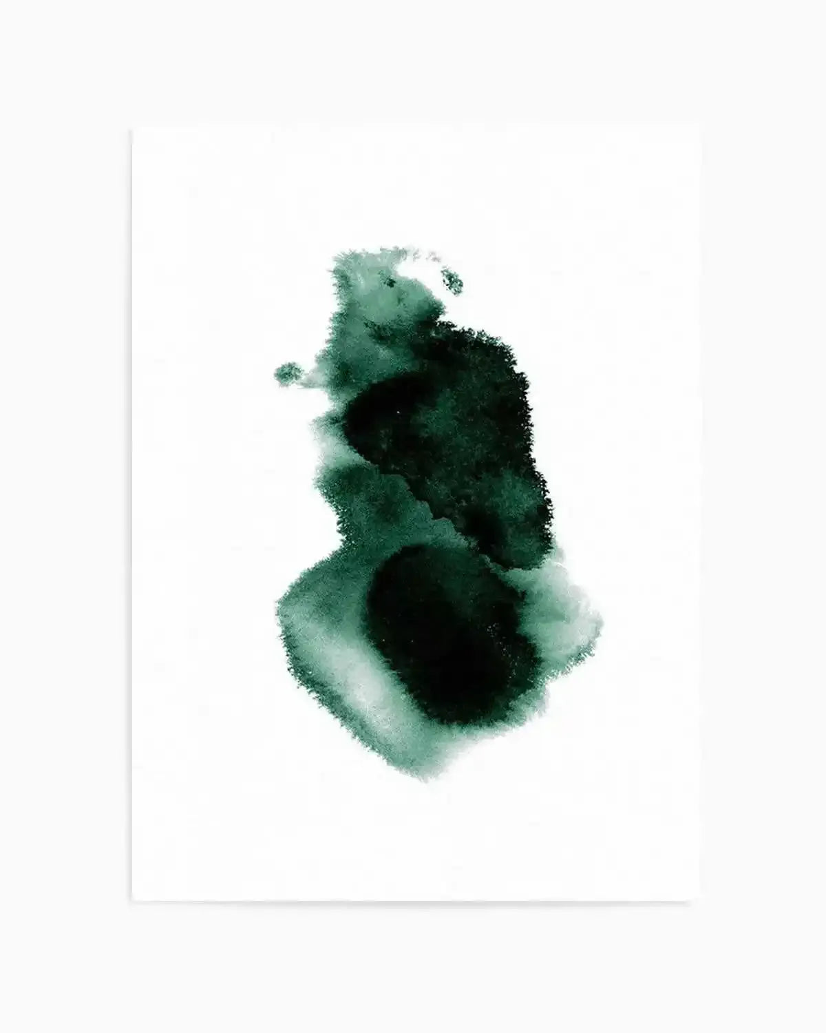 Abstract Green Watercolour I Art Print from Olive et Oriel where you can shop wallpaper and artworks online