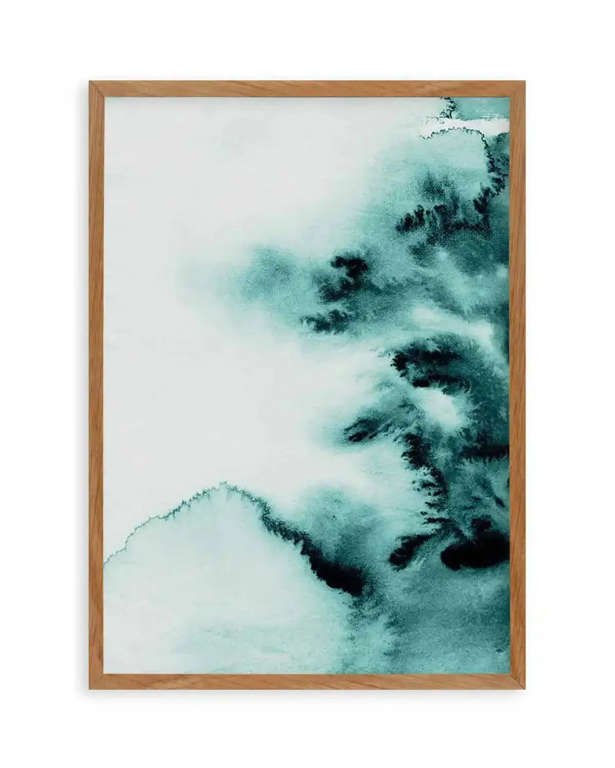 Abstract Green Watercolour II Art Print from Olive et Oriel where you can shop wallpaper and artworks online