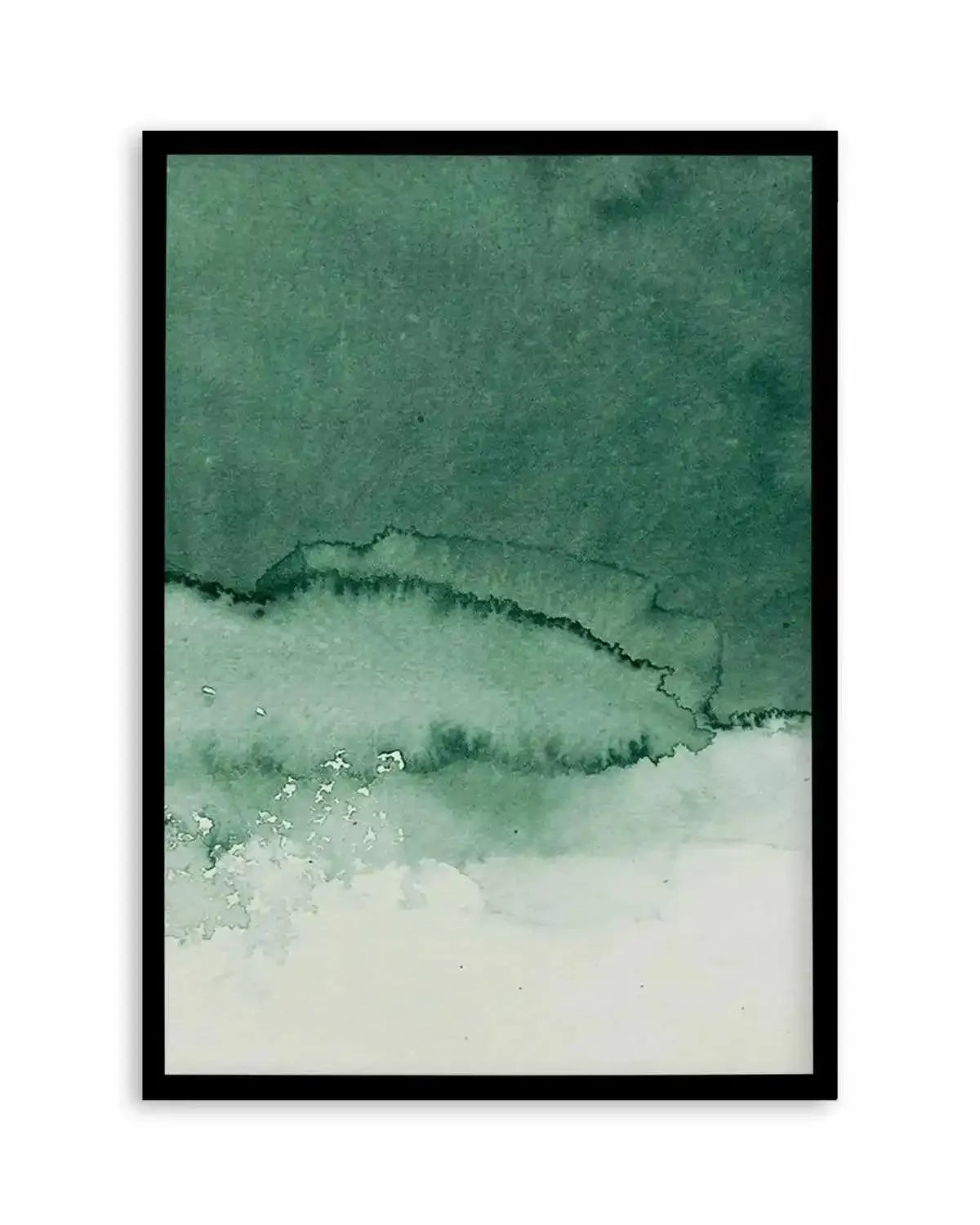 Abstract Green Watercolour III Art Print from Olive et Oriel where you can shop wallpaper and artworks online