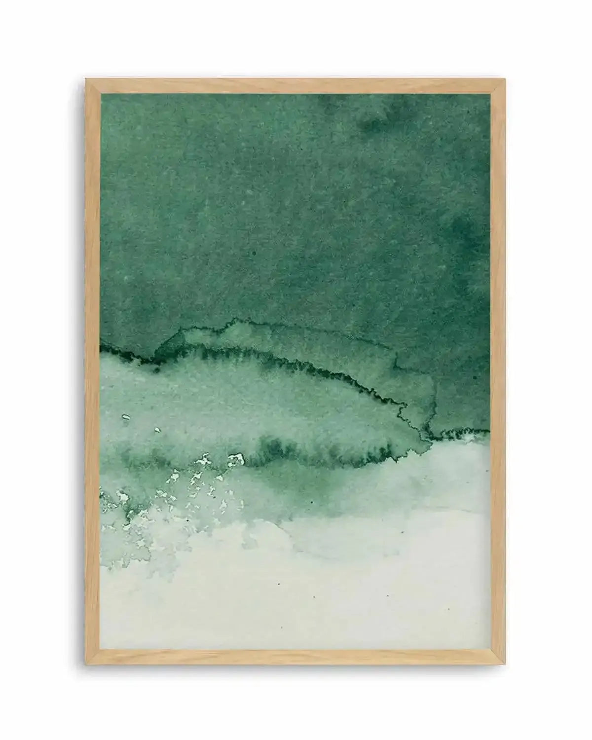 Abstract Green Watercolour III Art Print from Olive et Oriel where you can shop wallpaper and artworks online
