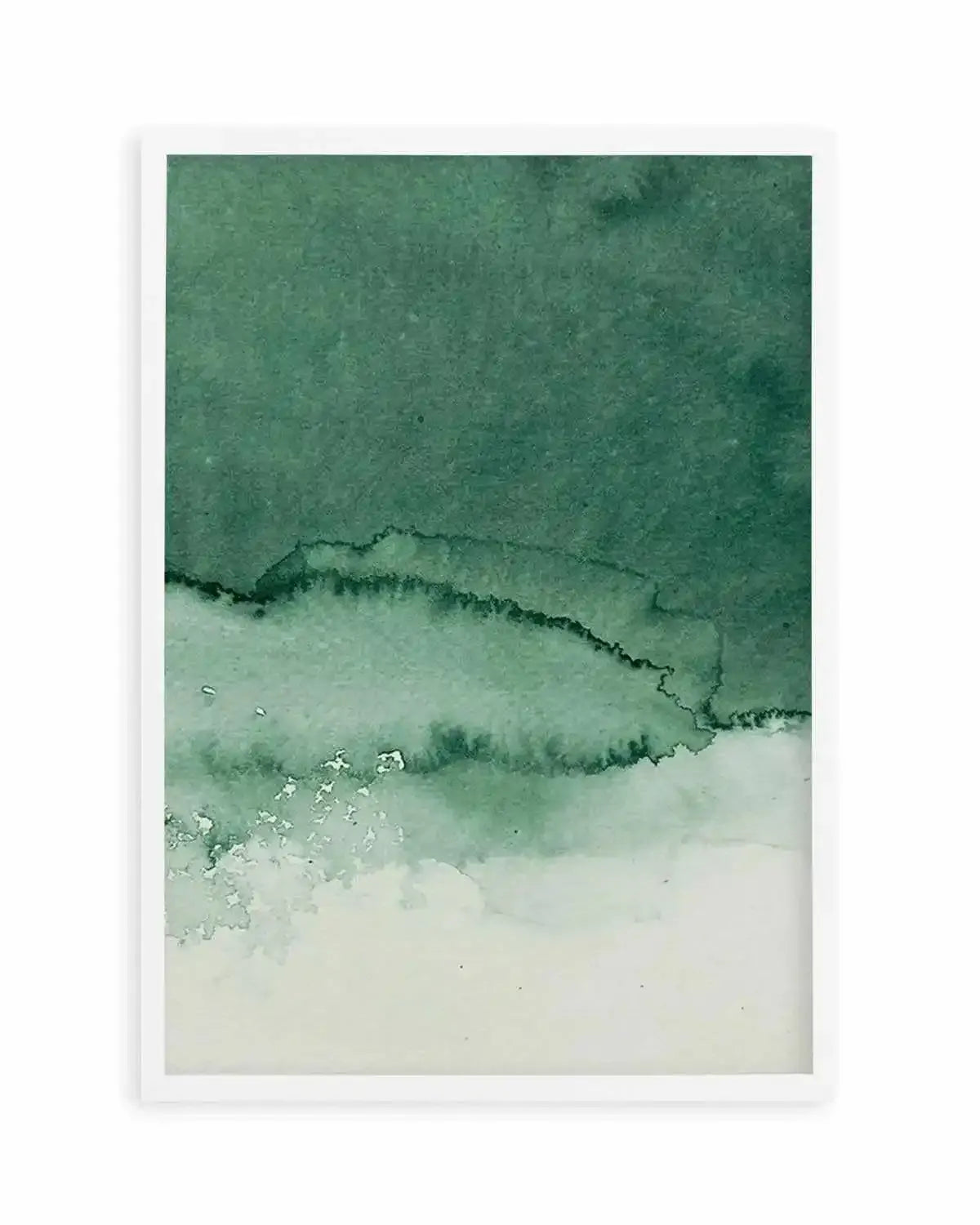 Abstract Green Watercolour III Art Print from Olive et Oriel where you can shop wallpaper and artworks online