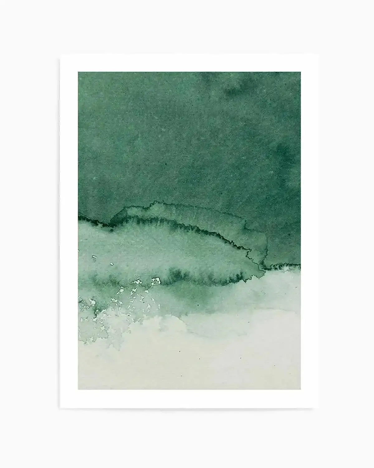 Abstract Green Watercolour III Art Print from Olive et Oriel where you can shop wallpaper and artworks online