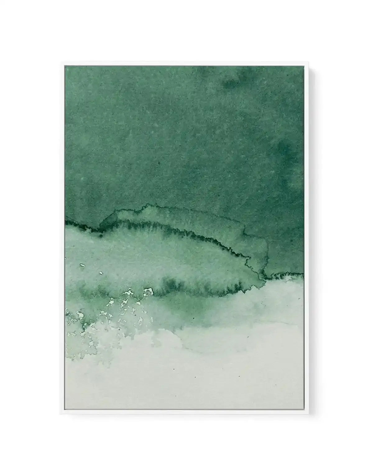 Abstract Green Watercolour III | Framed Canvas-CANVAS-You can shop wall art online with Olive et Oriel for everything from abstract art to fun kids wall art. Our beautiful modern art prints and canvas art are available from large canvas prints to wall art paintings and our proudly Australian artwork collection offers only the highest quality framed large wall art and canvas art Australia - You can buy fashion photography prints or Hampton print posters and paintings on canvas from Olive et Oriel