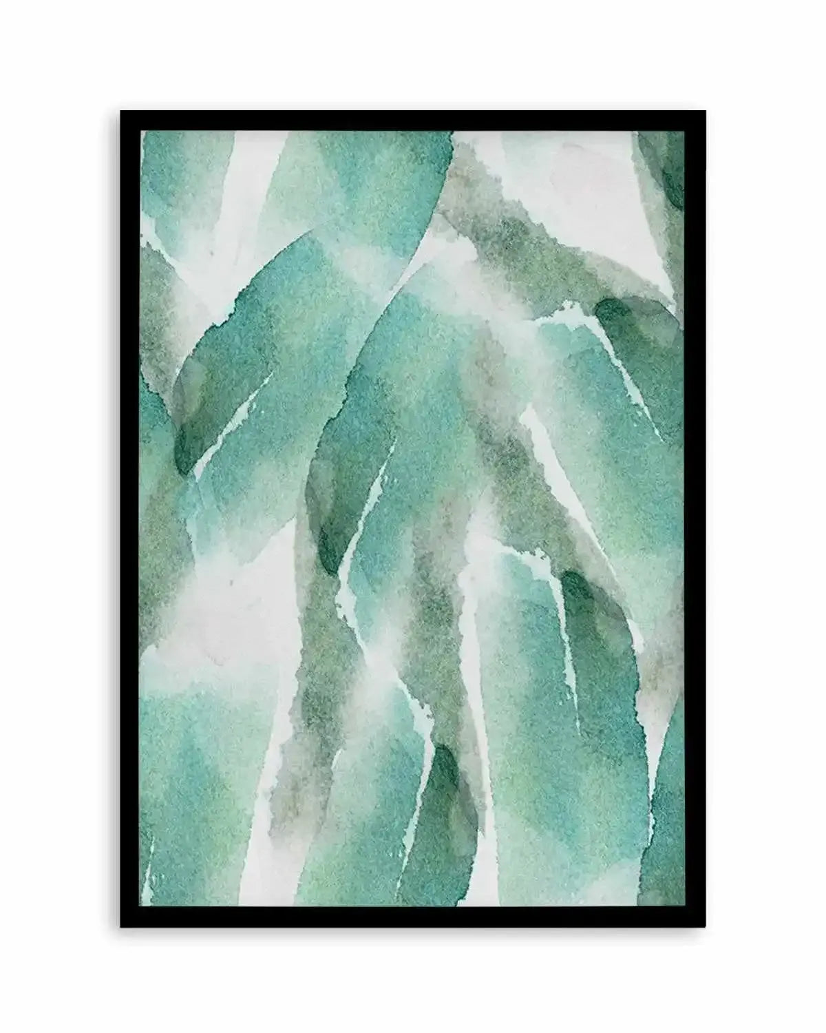 Abstract Green Watercolour IV Art Print from Olive et Oriel where you can shop wallpaper and artworks online