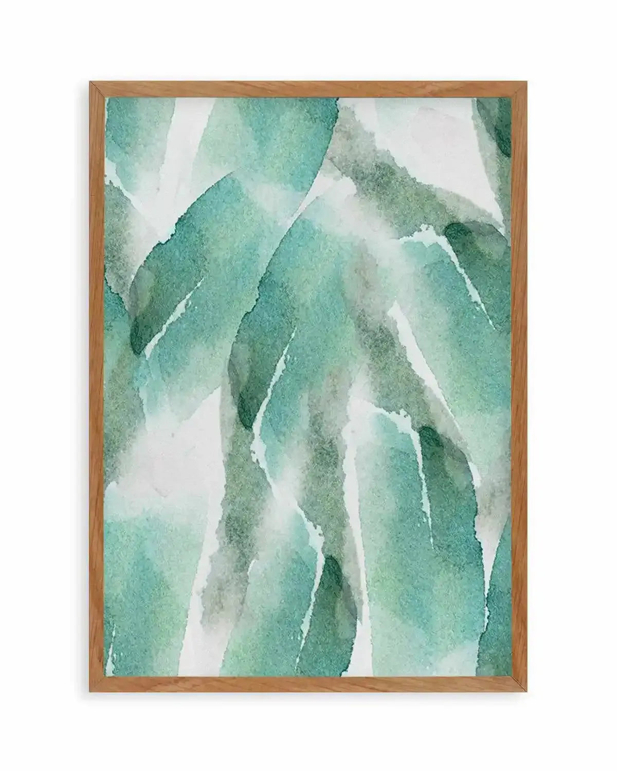 Abstract Green Watercolour IV Art Print from Olive et Oriel where you can shop wallpaper and artworks online
