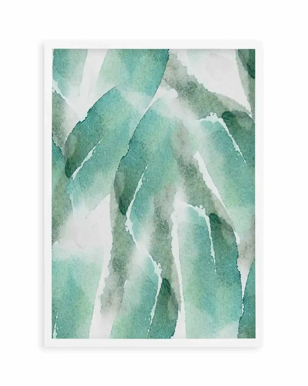 Abstract Green Watercolour IV Art Print from Olive et Oriel where you can shop wallpaper and artworks online