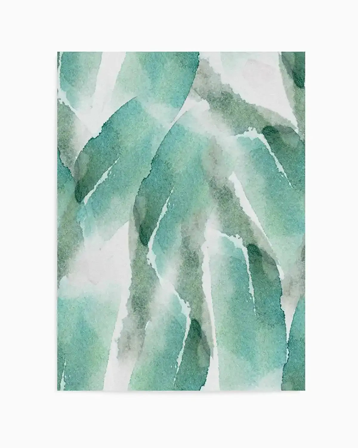 Abstract Green Watercolour IV Art Print from Olive et Oriel where you can shop wallpaper and artworks online