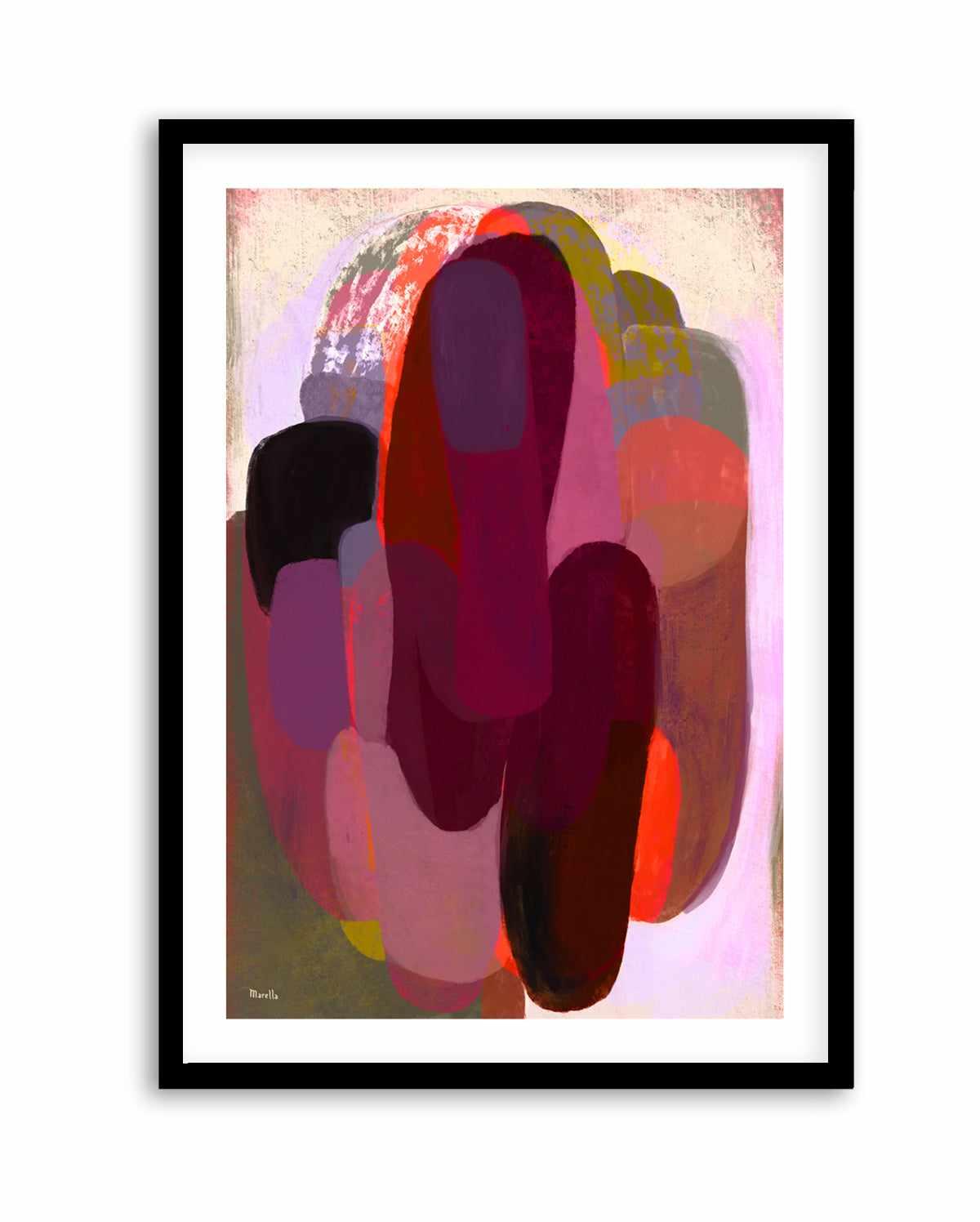 Abstract Hot Pink by Marco Marella | Art Print from Olive et Oriel where you can shop wallpaper and artworks online