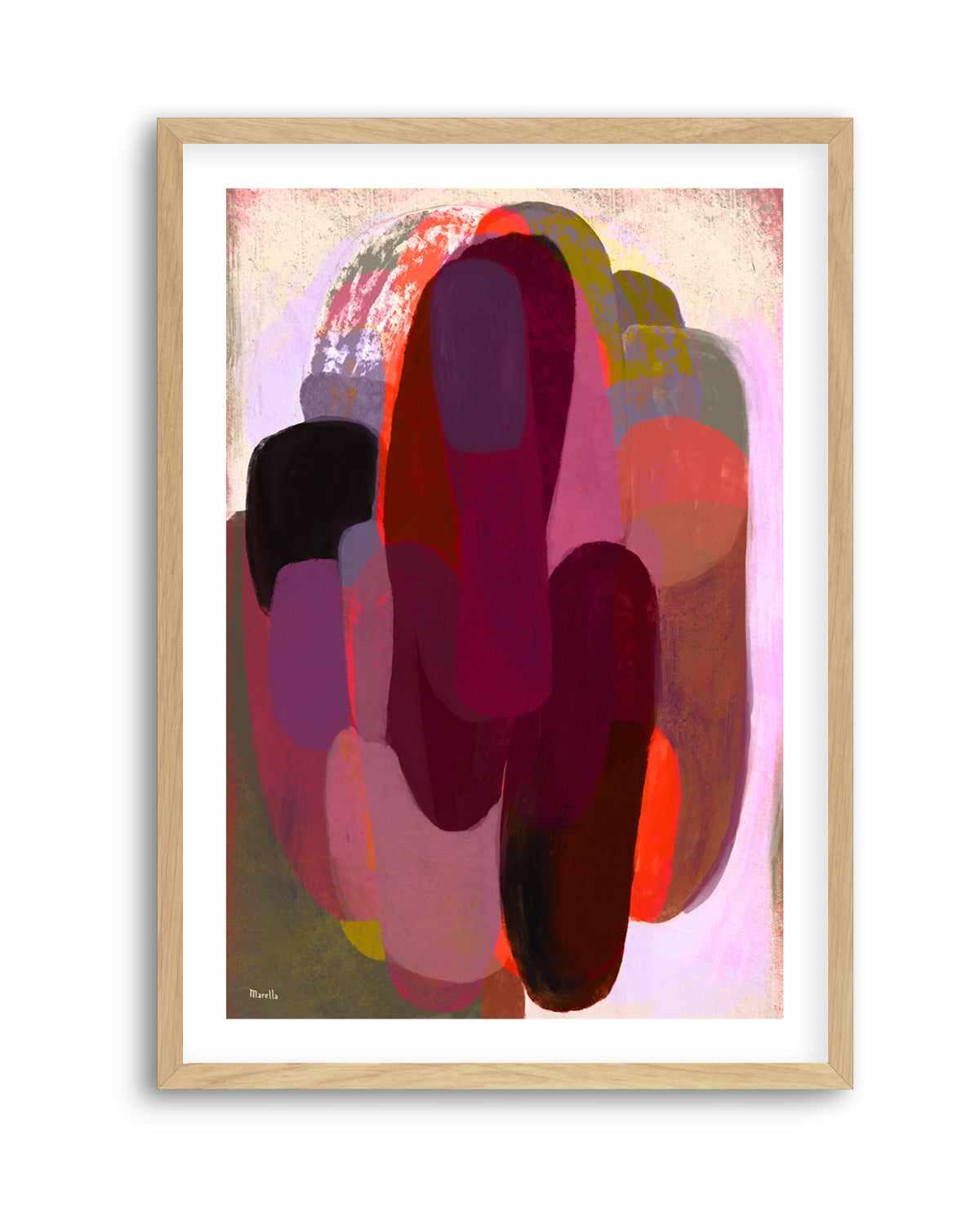 Abstract Hot Pink by Marco Marella | Art Print from Olive et Oriel where you can shop wallpaper and artworks online