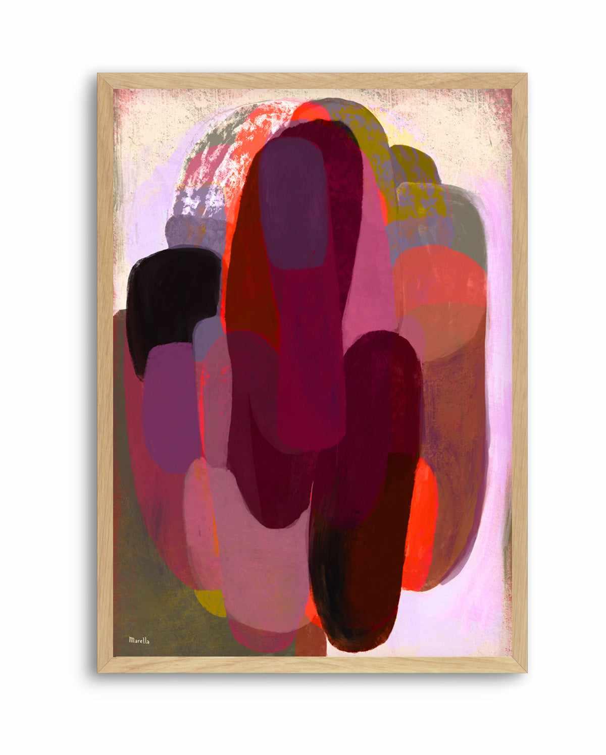 Abstract Hot Pink by Marco Marella | Art Print from Olive et Oriel where you can shop wallpaper and artworks online