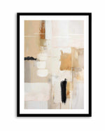 Abstract In Beige 2 By Sally Ann Moss | Art Print