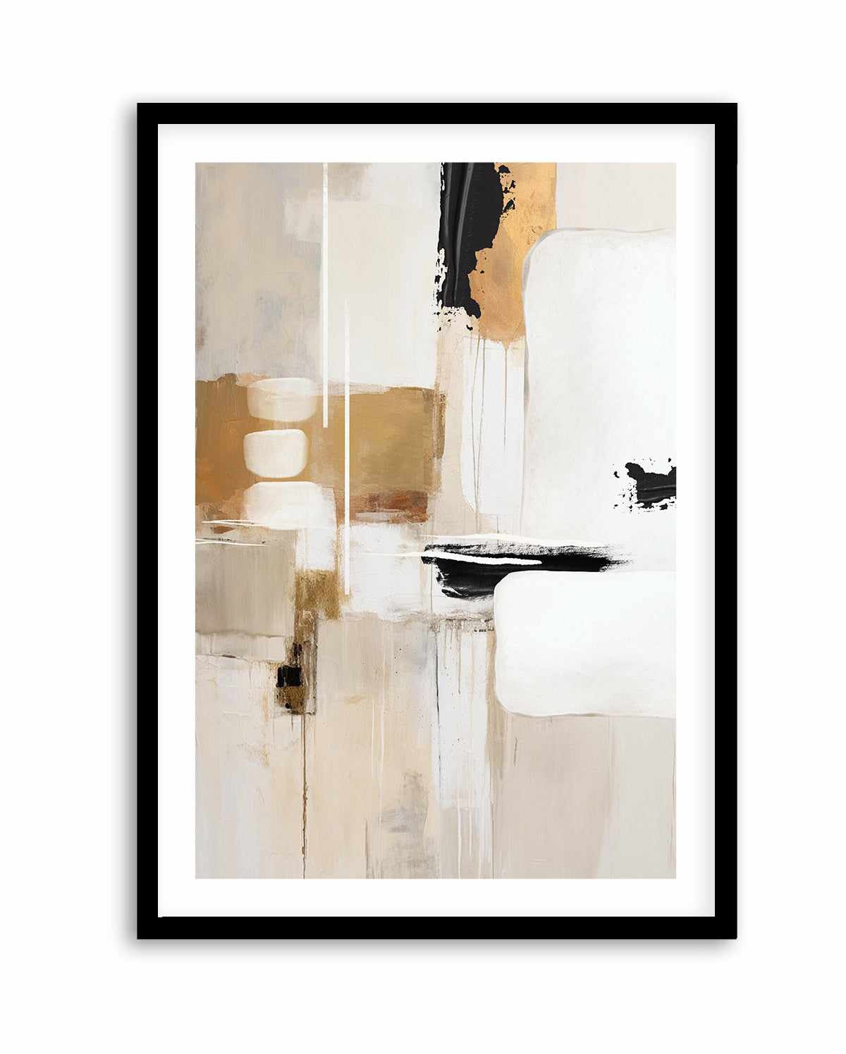 Abstract In Beige 3 By Sally Ann Moss | Art Print