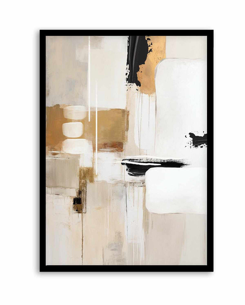 Abstract In Beige 3 By Sally Ann Moss | Art Print