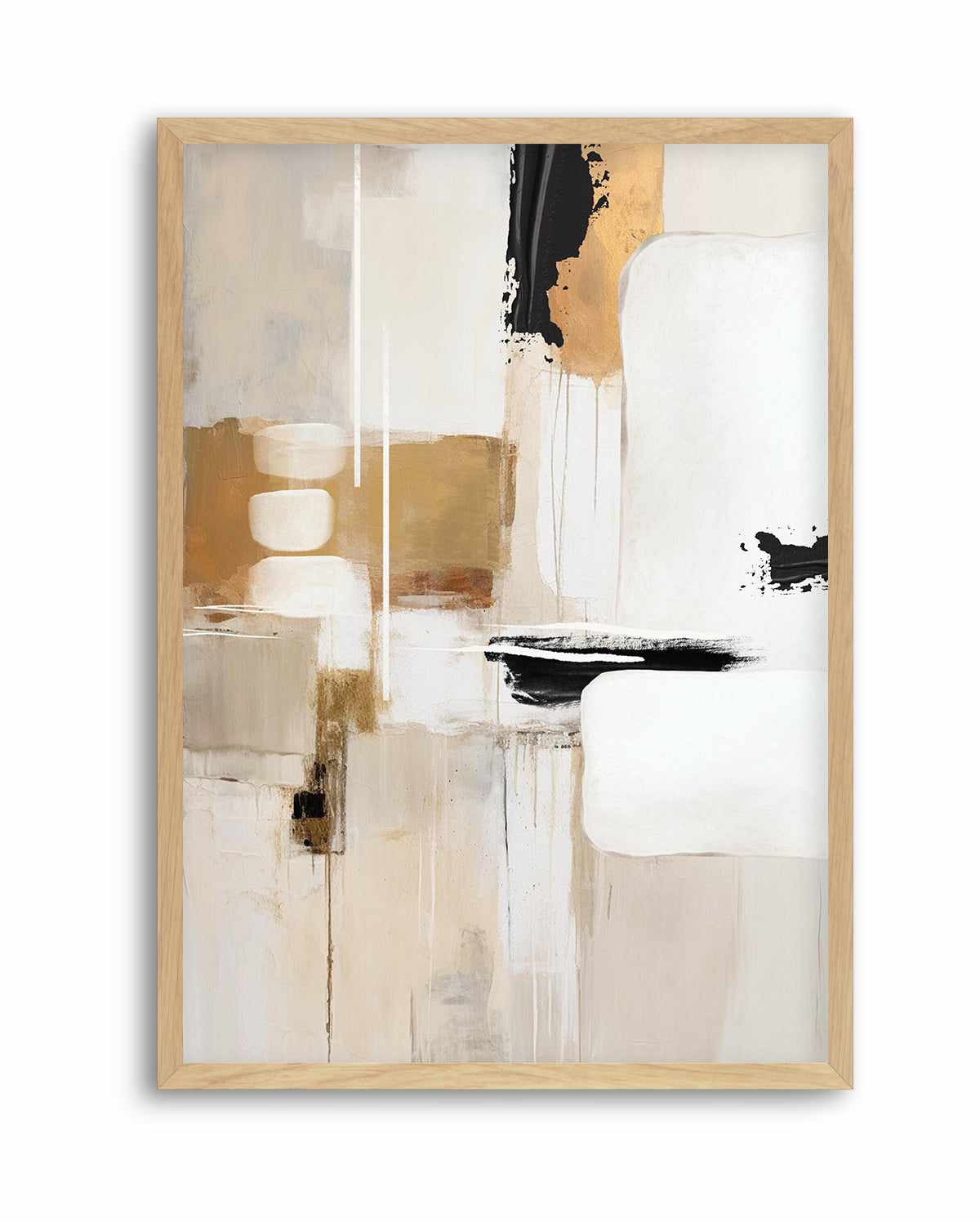 Abstract In Beige 3 By Sally Ann Moss | Art Print