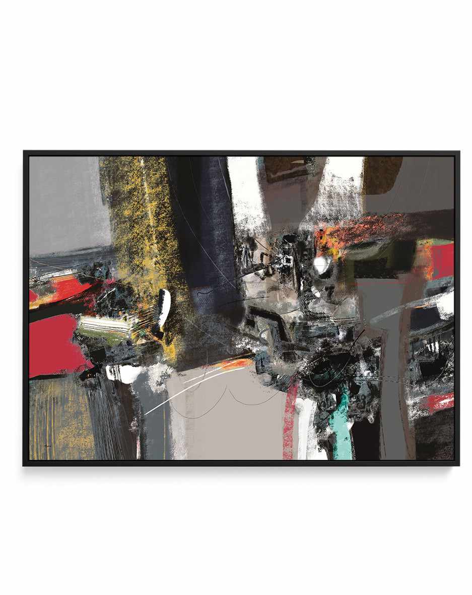 Abstract Industrial II by Maurizio Piovan | Framed Canvas Art Print