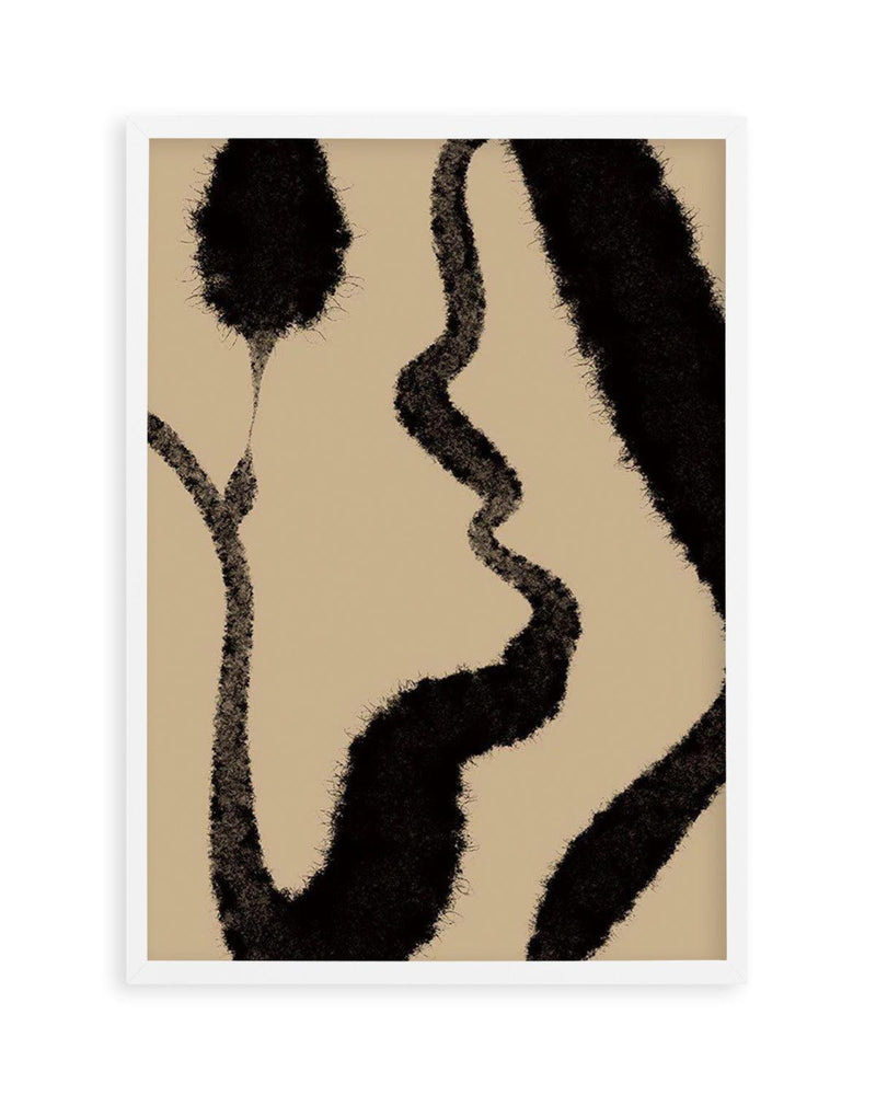 Abstract Khaki II Art Print