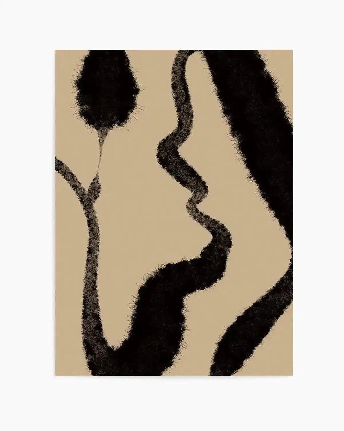 Abstract Khaki II Art Print from Olive et Oriel where you can shop wallpaper and artworks online