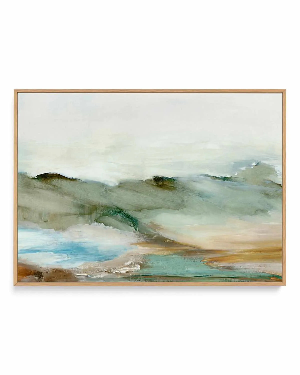 Abstract Landscape | Framed Canvas Art Print from Olive et Oriel where you can shop wallpaper and artworks online