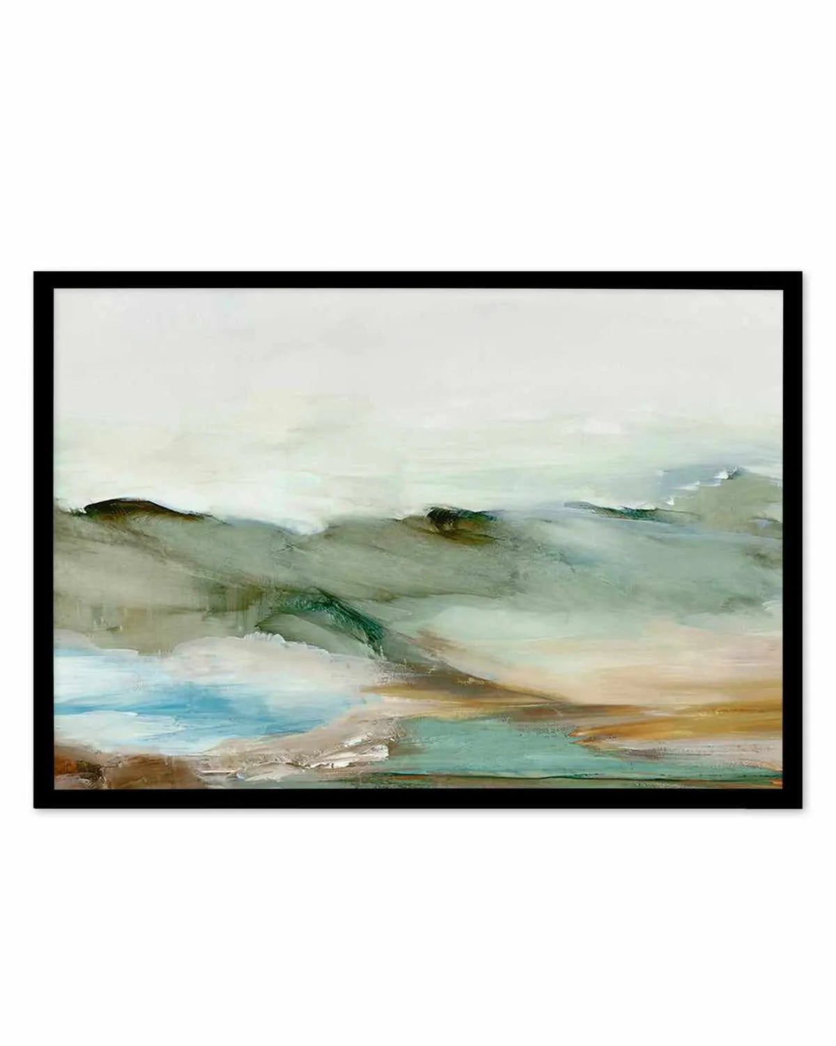 Abstract Landscape Art Print from Olive et Oriel where you can shop wallpaper and artworks online
