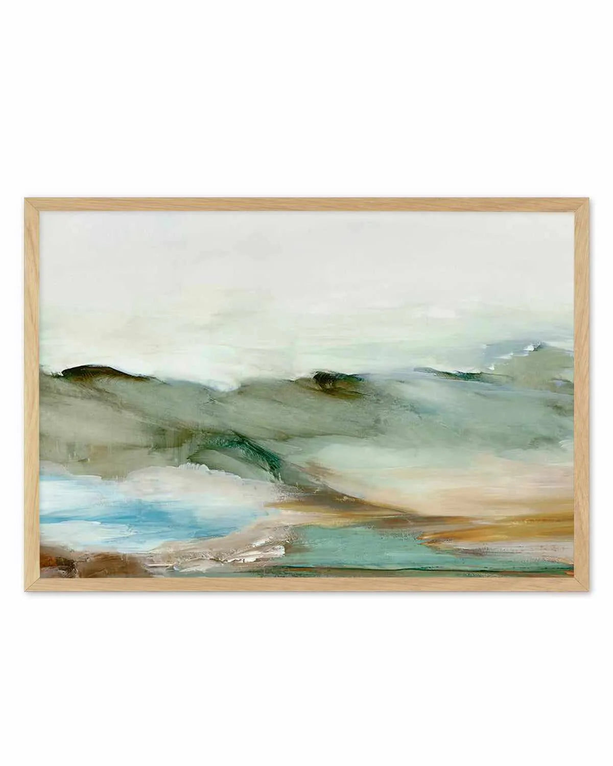 Abstract Landscape Art Print from Olive et Oriel where you can shop wallpaper and artworks online