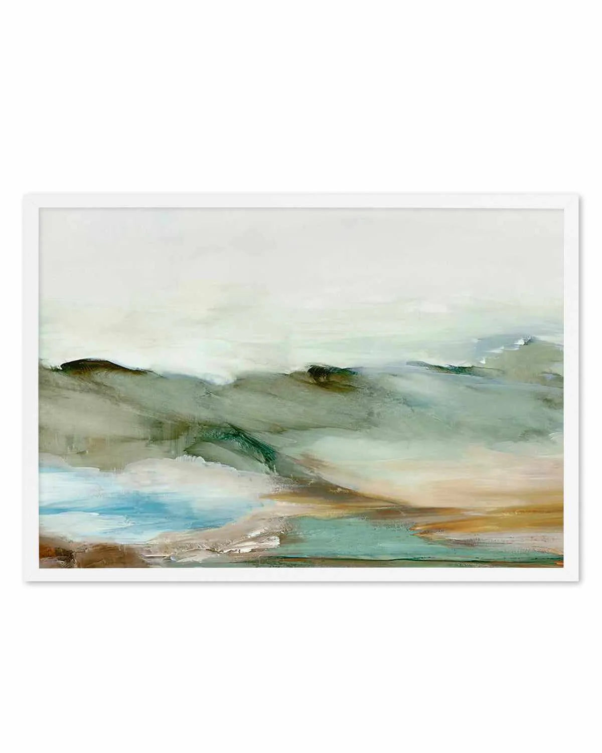 Abstract Landscape Art Print from Olive et Oriel where you can shop wallpaper and artworks online