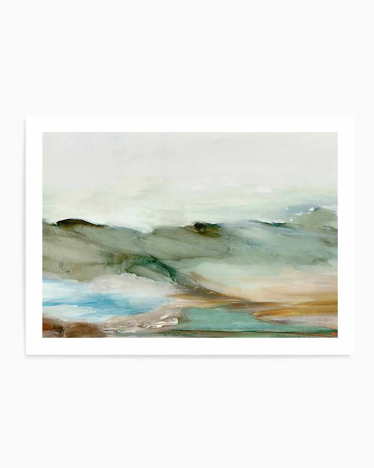 Abstract Landscape Art Print from Olive et Oriel where you can shop wallpaper and artworks online