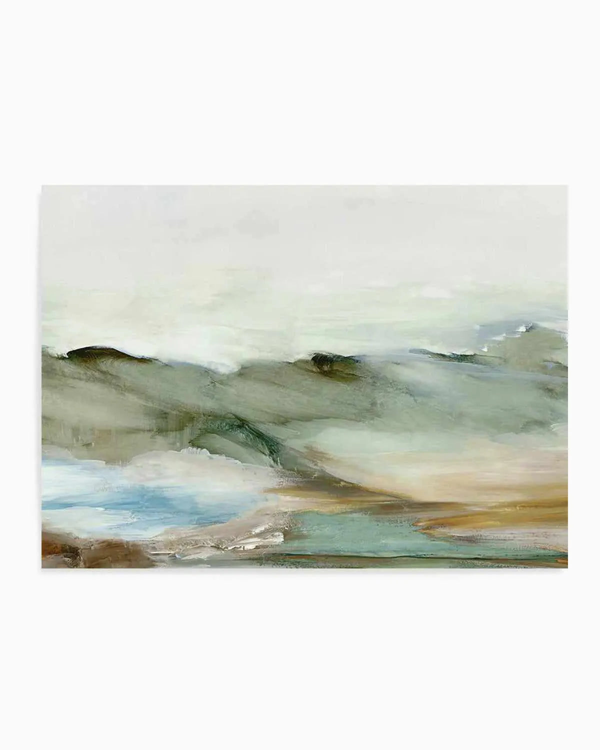 Abstract Landscape Art Print from Olive et Oriel where you can shop wallpaper and artworks online