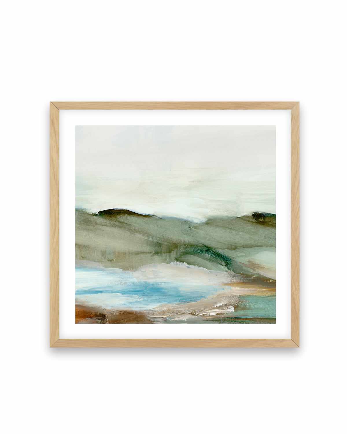 Abstract Landscape Left SQ Art Print