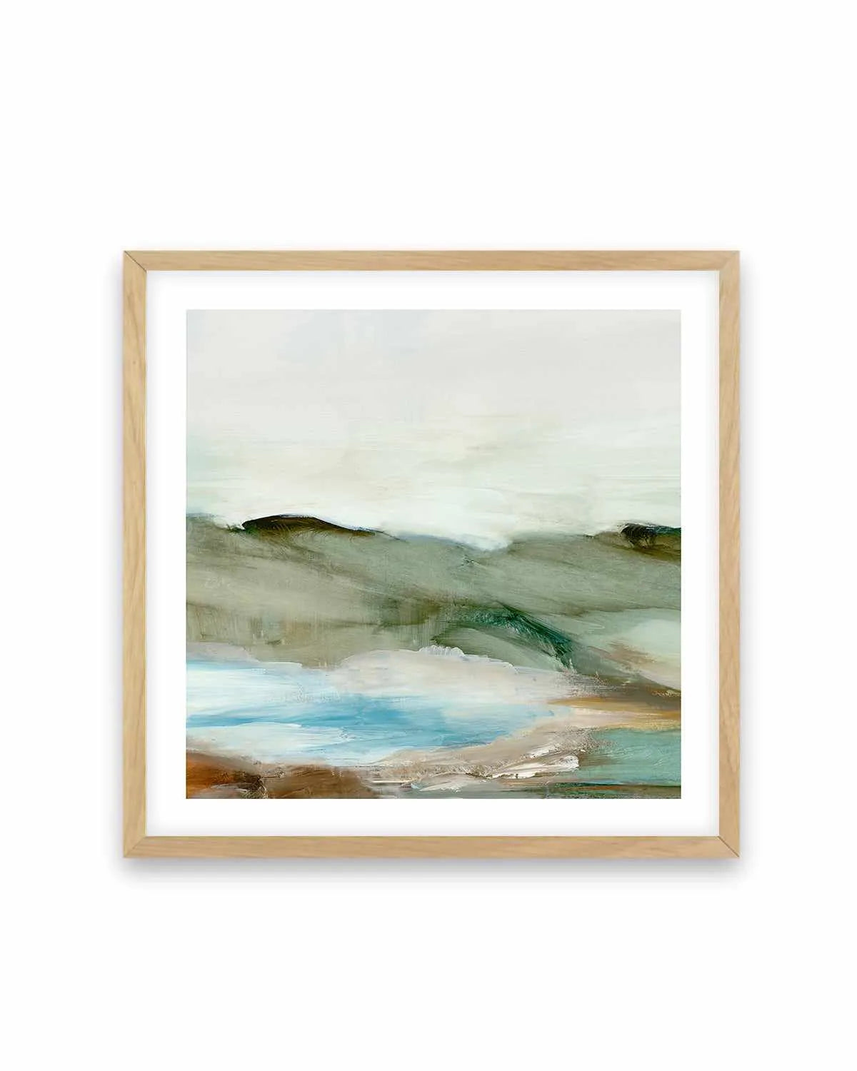 Abstract Landscape Left SQ Art Print from Olive et Oriel where you can shop wallpaper and artworks online