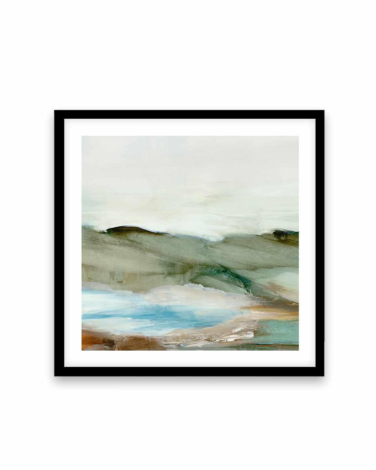 Abstract Landscape Left SQ Art Print