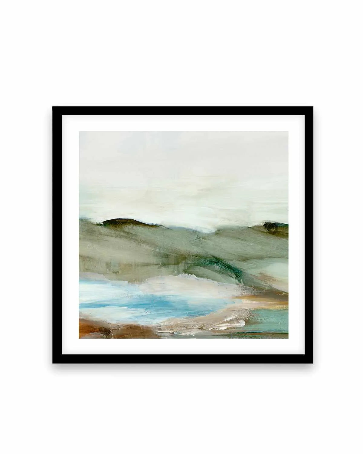 Abstract Landscape Left SQ Art Print from Olive et Oriel where you can shop wallpaper and artworks online