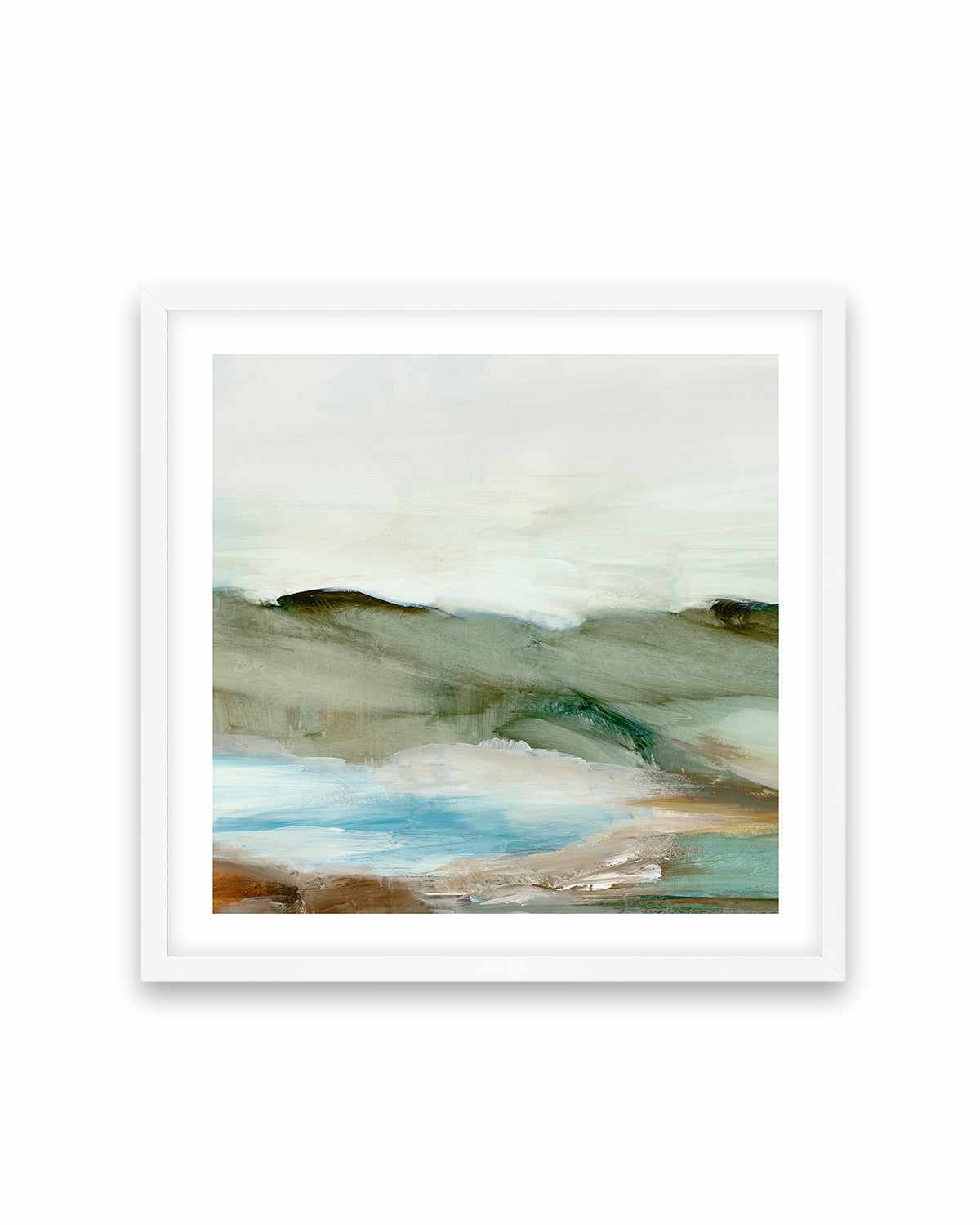 Abstract Landscape Left SQ Art Print