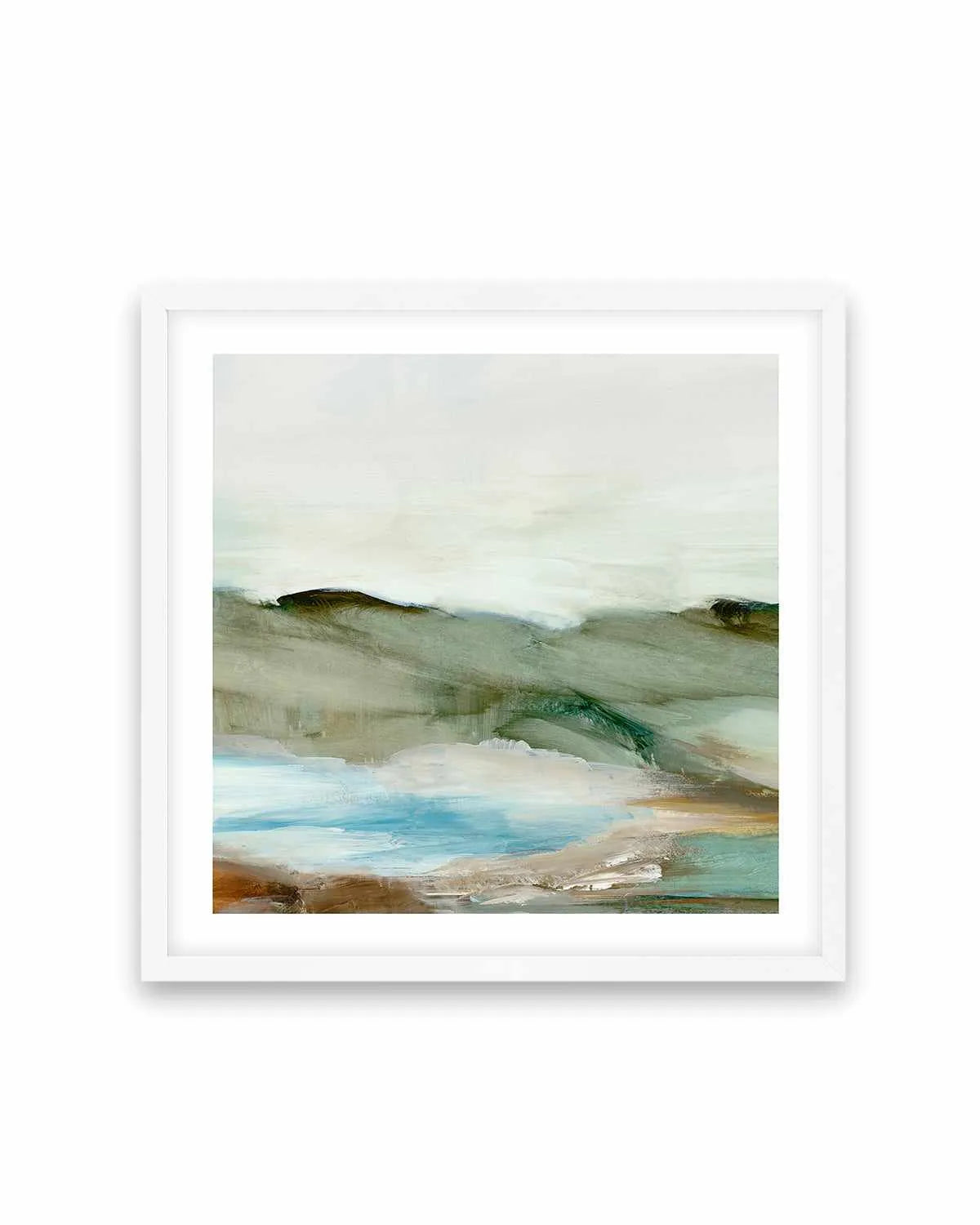 Abstract Landscape Left SQ Art Print from Olive et Oriel where you can shop wallpaper and artworks online