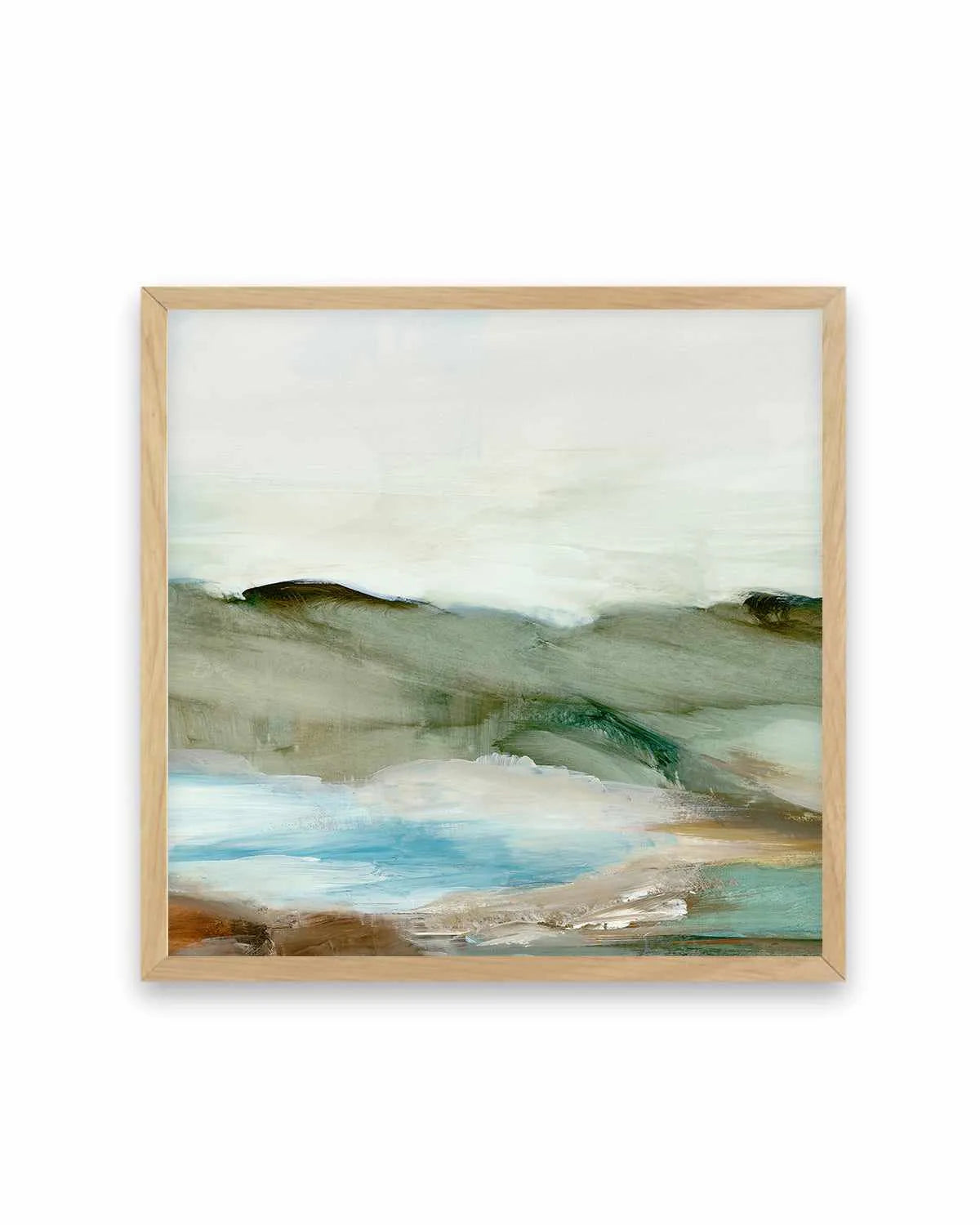 Abstract Landscape Left SQ Art Print from Olive et Oriel where you can shop wallpaper and artworks online