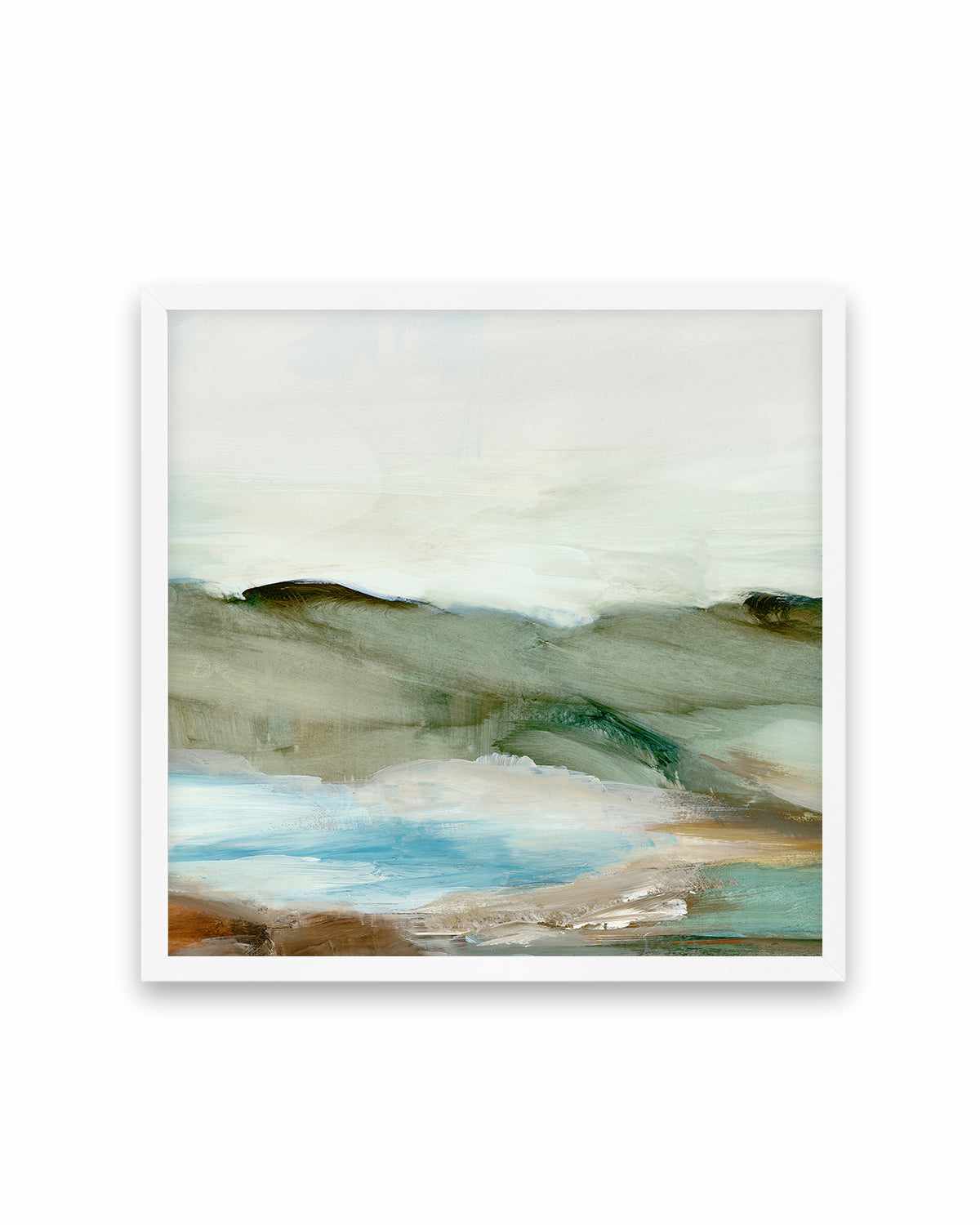 Abstract Landscape Left SQ Art Print