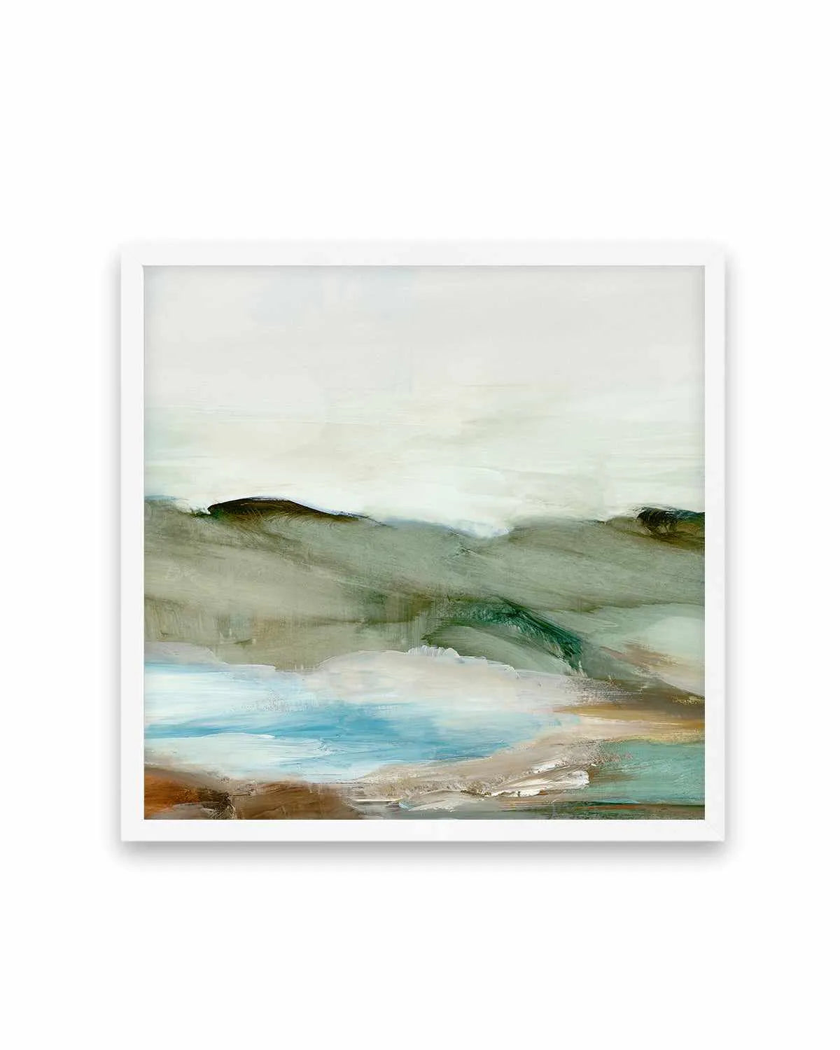 Abstract Landscape Left SQ Art Print from Olive et Oriel where you can shop wallpaper and artworks online