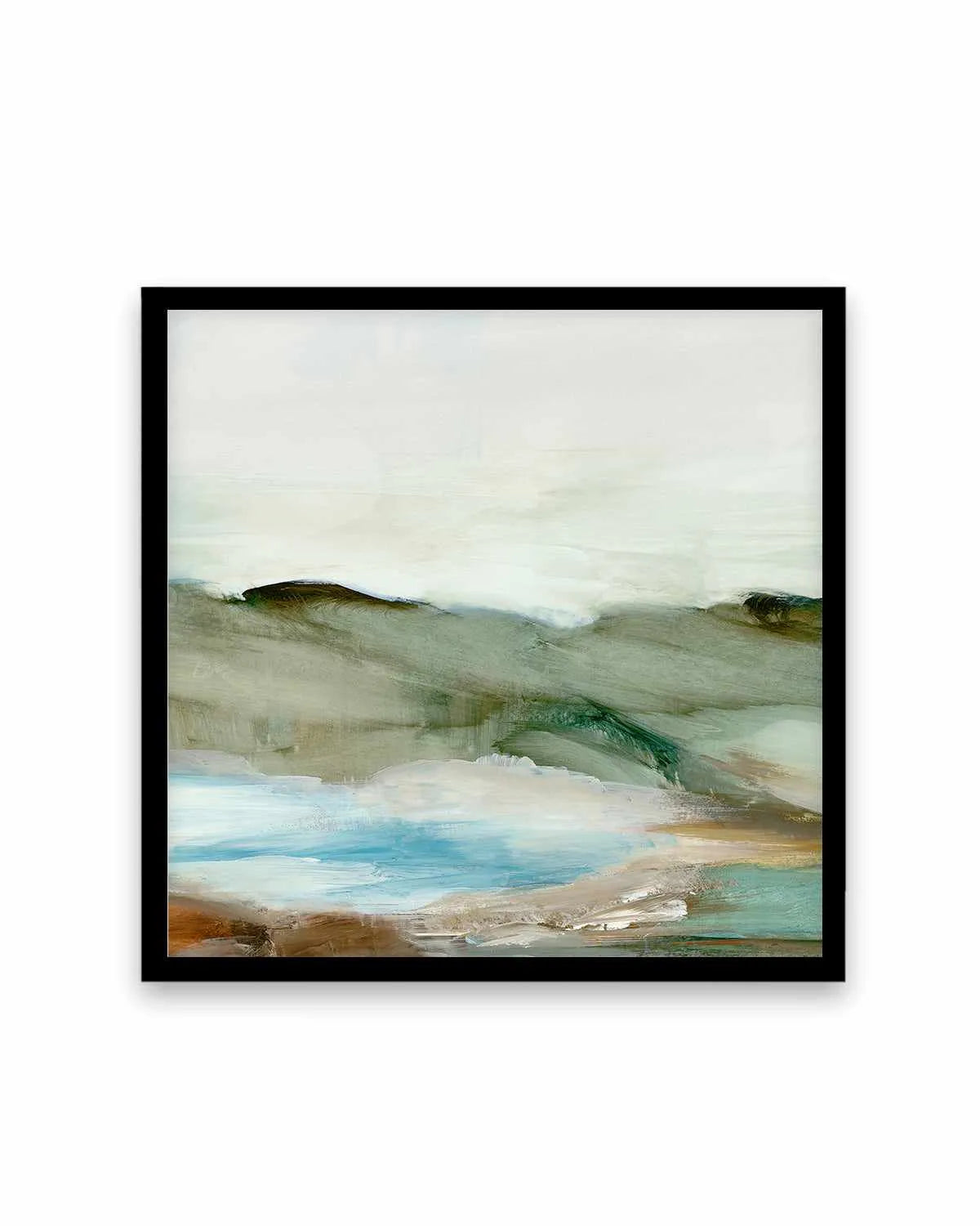 Abstract Landscape Left SQ Art Print from Olive et Oriel where you can shop wallpaper and artworks online
