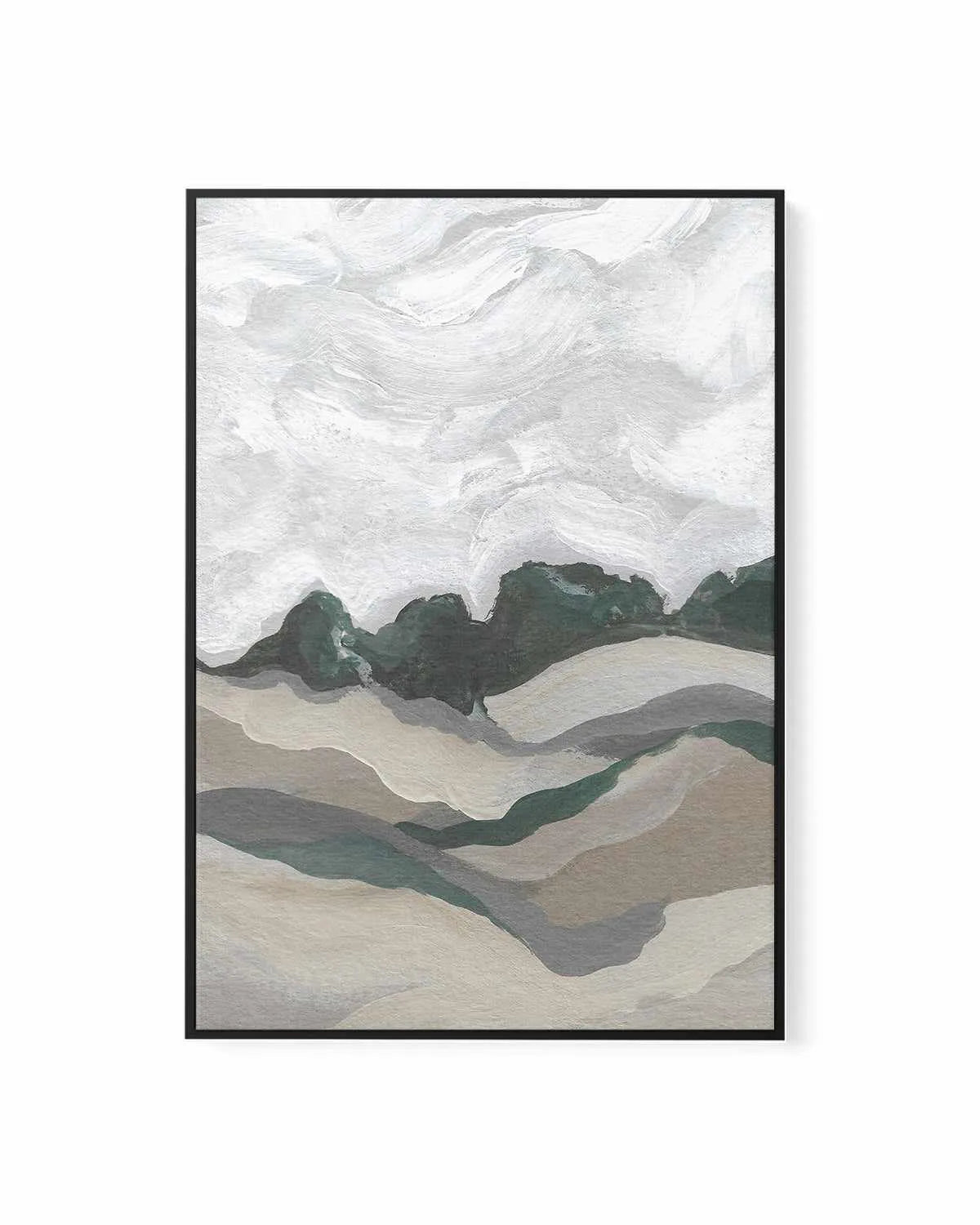 Abstract Landscape by Josephine Wianto | Framed Canvas Art Print from Olive et Oriel where you can shop wallpaper and artworks online