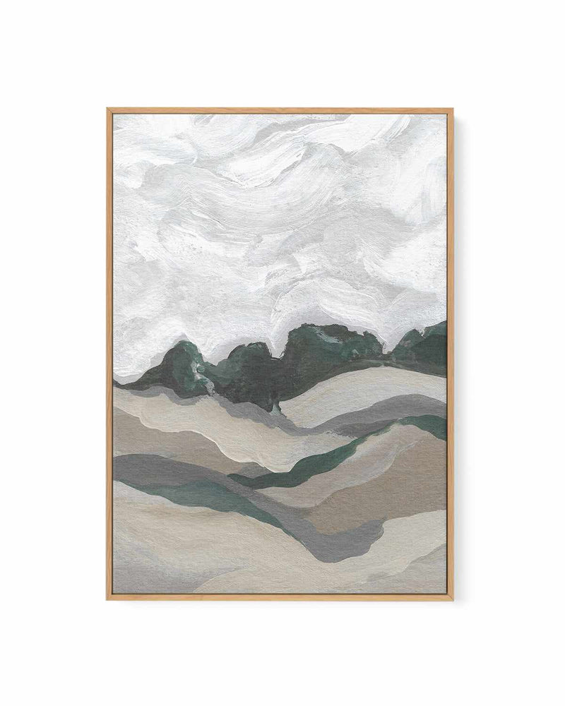 Abstract Landscape by Josephine Wianto | Framed Canvas Art Print