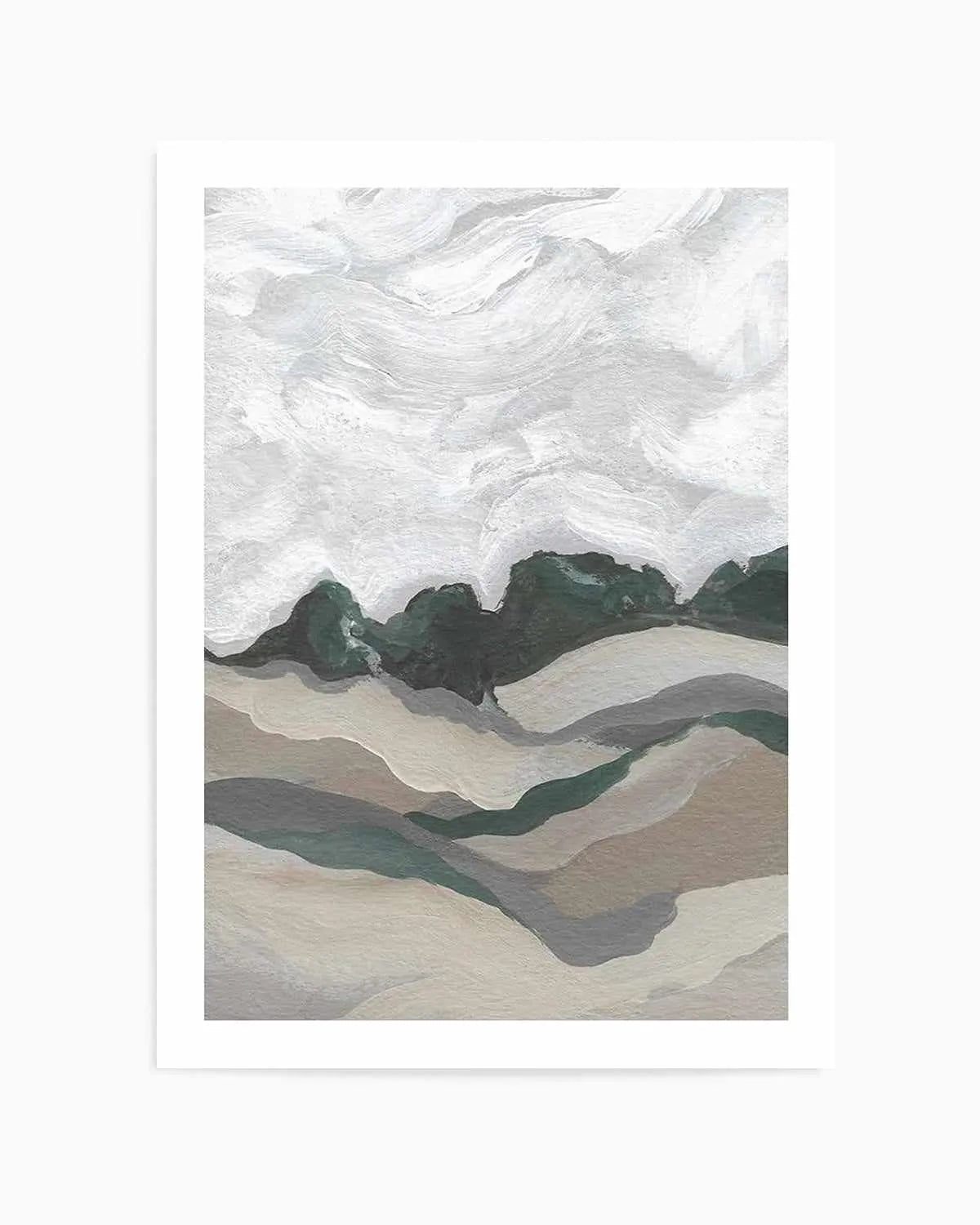 Abstract Landscape by Josephine Wianto Art Print from Olive et Oriel where you can shop wallpaper and artworks online