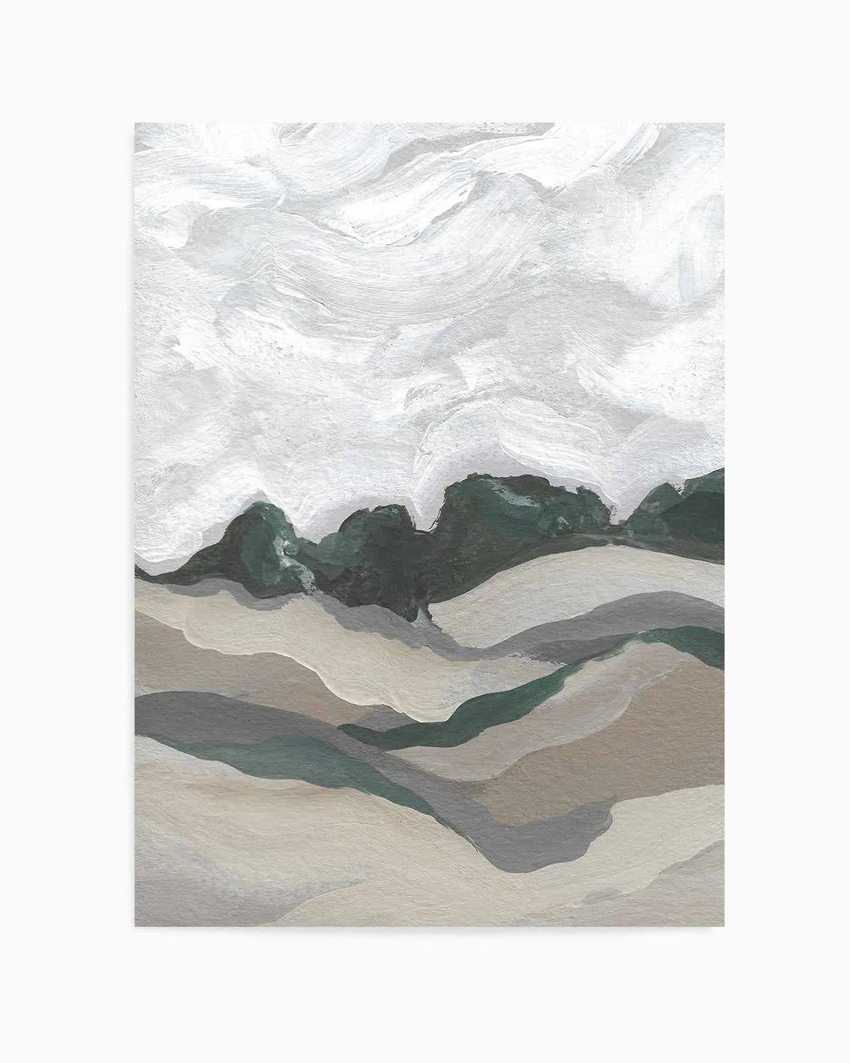 Abstract Landscape by Josephine Wianto Art Print from Olive et Oriel where you can shop wallpaper and artworks online