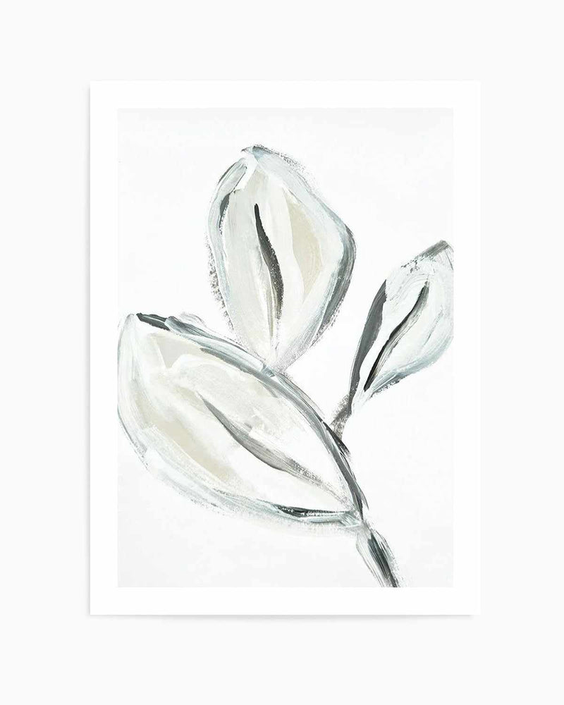 Abstract Leaves Art Print