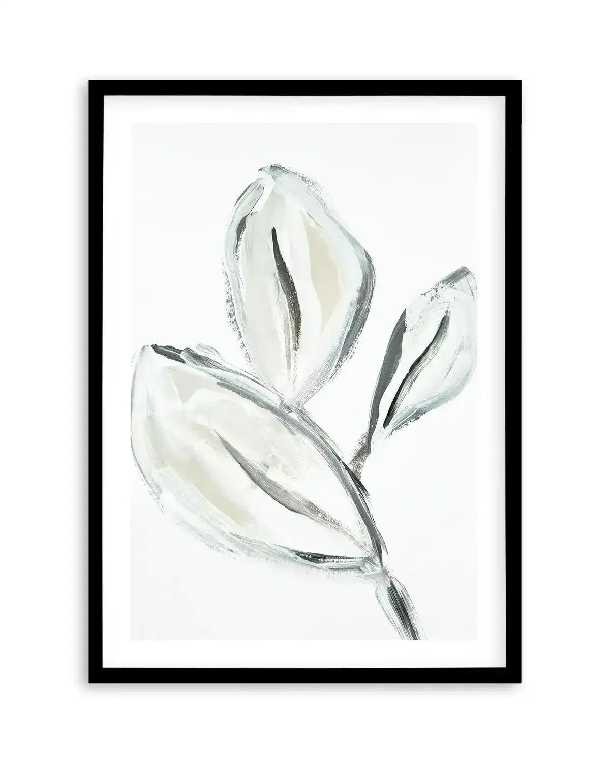 Abstract Leaves Art Print-PRINT-Olive et Oriel-Olive et Oriel-A5 | 5.8" x 8.3" | 14.8 x 21cm-Black-With White Border-Buy-Australian-Art-Prints-Online-with-Olive-et-Oriel-Your-Artwork-Specialists-Austrailia-Decorate-With-Coastal-Photo-Wall-Art-Prints-From-Our-Beach-House-Artwork-Collection-Fine-Poster-and-Framed-Artwork