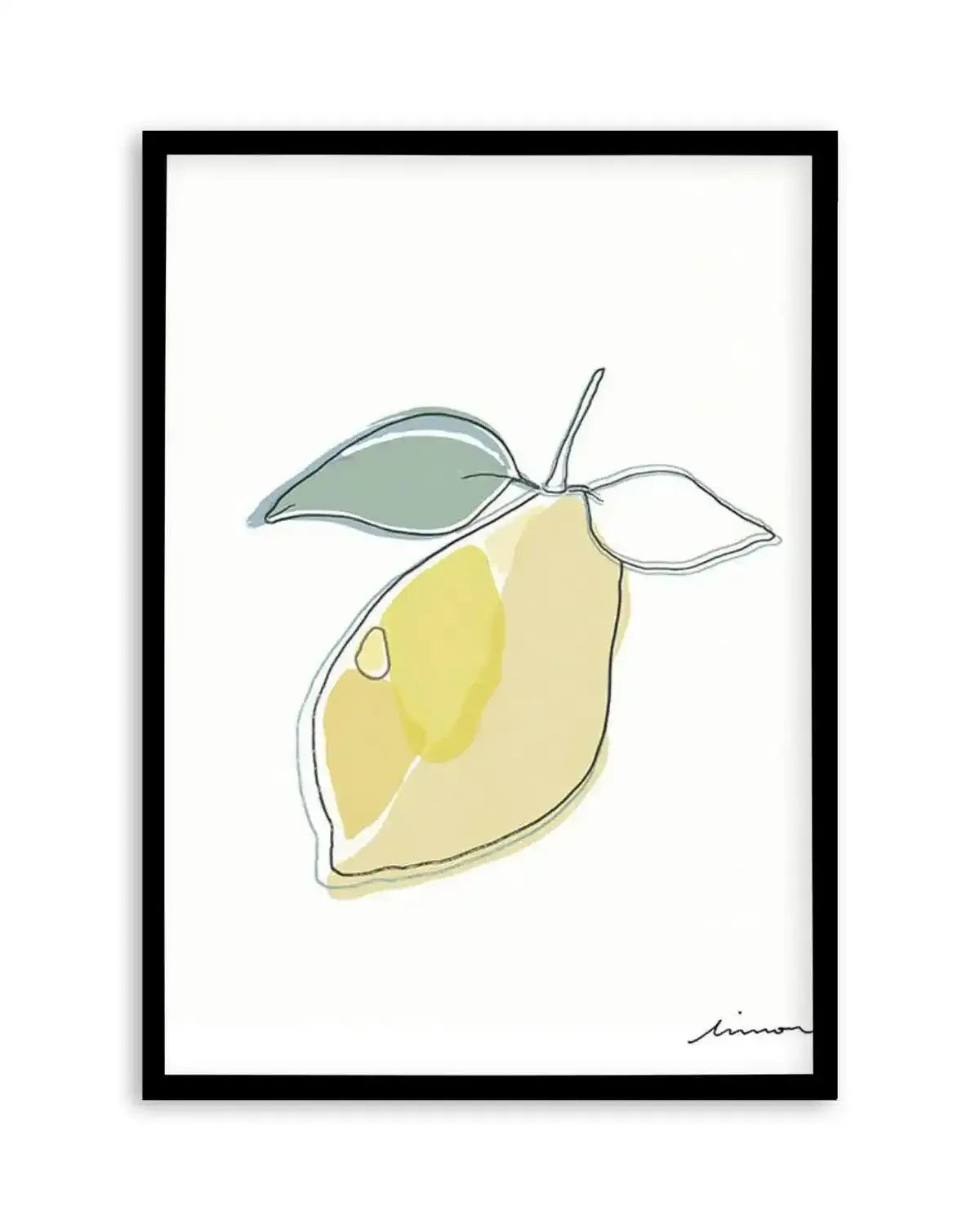 Abstract Limone Art Print from Olive et Oriel where you can shop wallpaper and artworks online